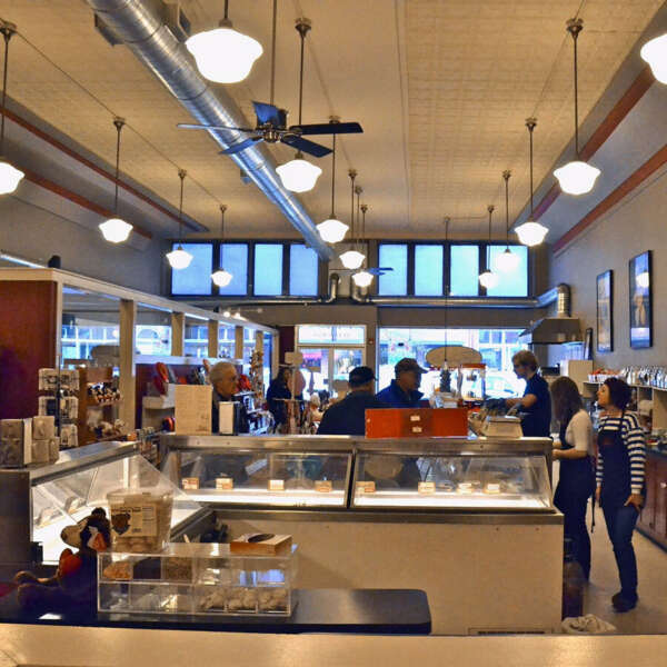 Interior of Bright's Candies