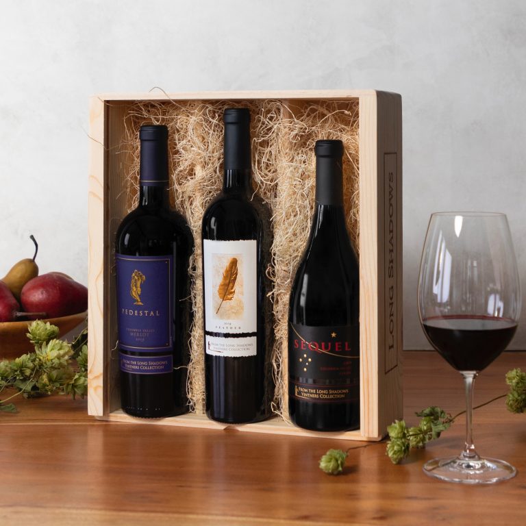 Cellar Trio Wood Box