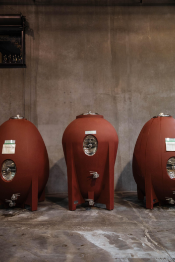 Cement Egg fermenters for Dance and Cymbal